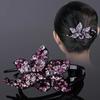 Three-pronged Hairpin, Duckbill Hairpin, Ponytail Hairpin, Hair Comb - Simple and Fashionable Women's Updo That Goes Well with Any Style.