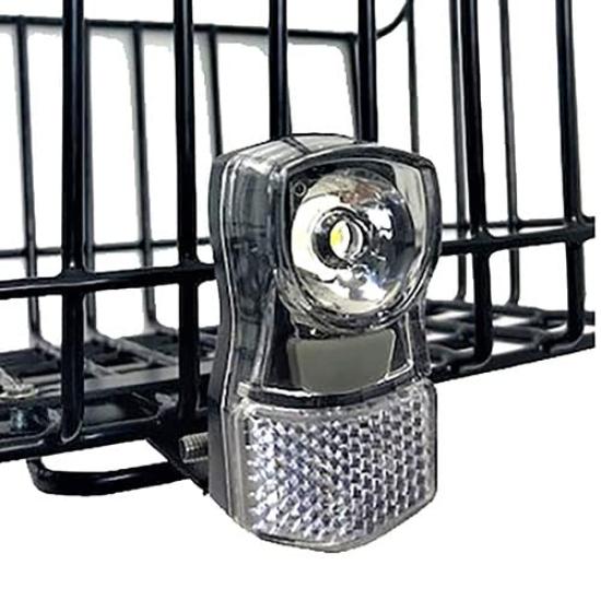 SAGISAKA Bicicletă Față și Montare 45615 Lumină, Lumină Sub-Coș, Negru,