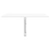Foldable Wall Table Glossy White 100x60x56cm Engineered Wood