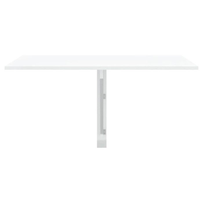Foldable Wall Table Glossy White 100x60x56cm Engineered Wood