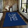Blue Rays Logo Carpet Design suitable as a non-slip mat for the living room or bedroom sofa