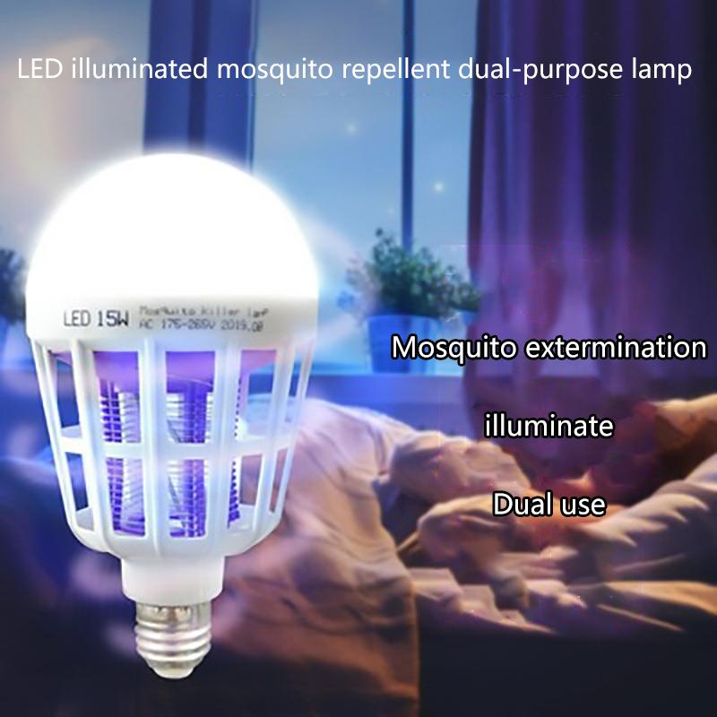 110/220V 9W/15W/20W Lampadina LED Anti-Zanzare a Doppio Uso Luce Notturna Anti-Zanzare Apparecchi di Illuminazione da Giardino