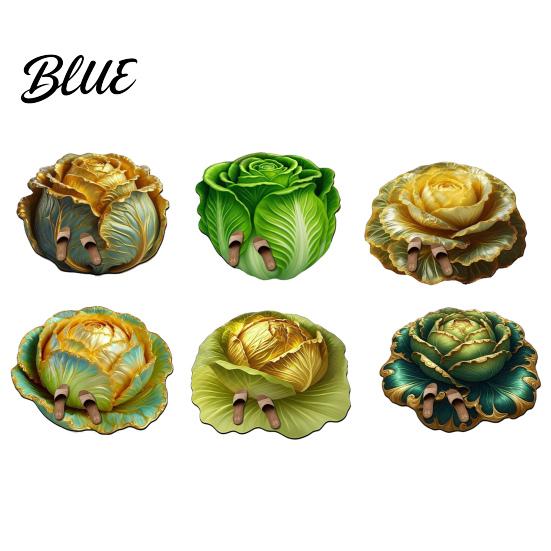 3D Visual Effect Living Space Mat Non-Slip Cabbage Floor Rug Chinese Absorbent Bathroom for Entrance