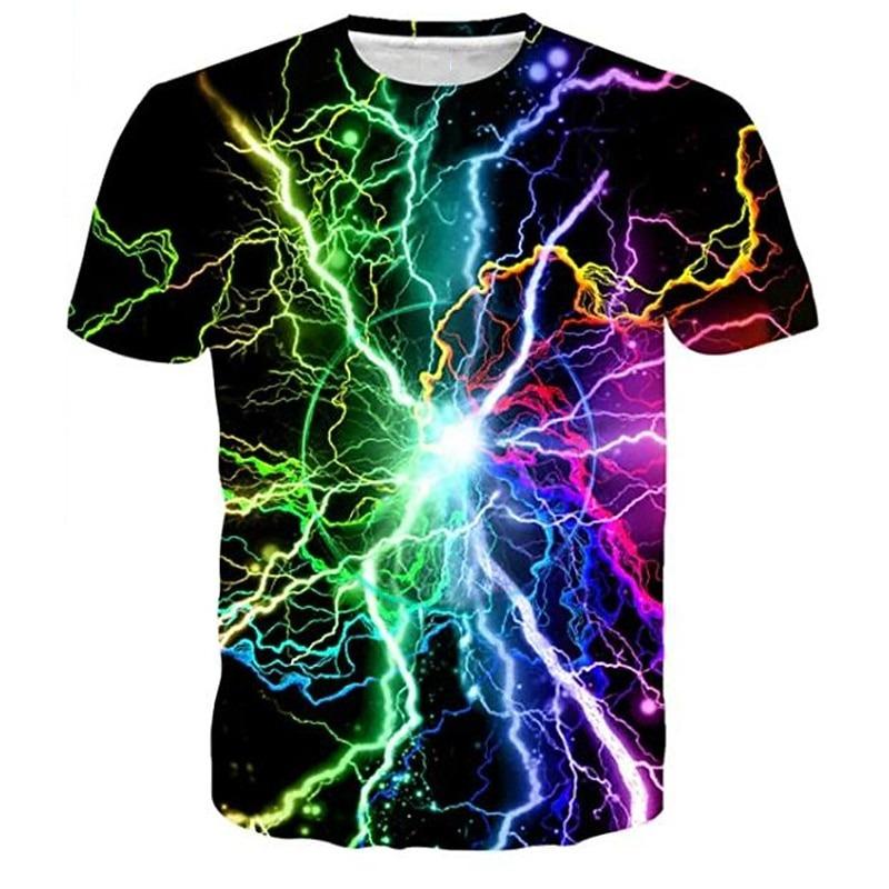 Boys 3D Optical Illusion T shirt Short Sleeve 3D Print Summer Spring Active Sports Fashion 110cm