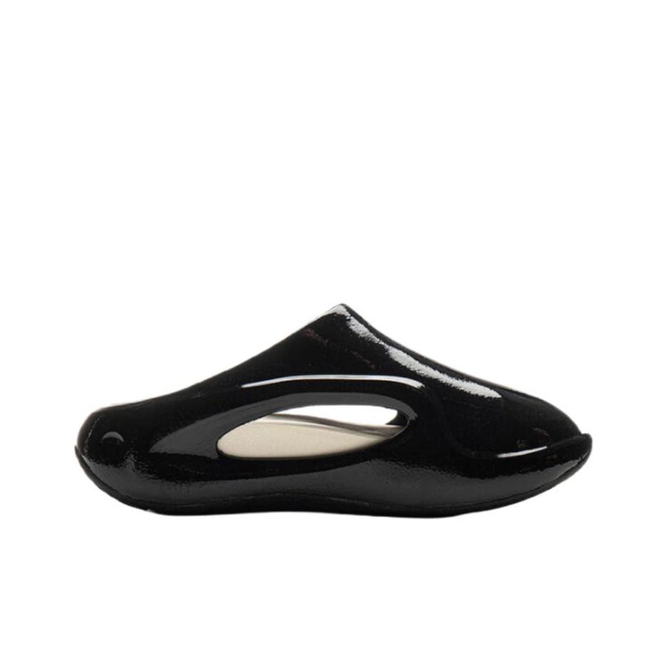 Li Ning Cloud Travel Slay 2.0 Minimalist Fashion Comfortable Trendy Anti-Wear Shock Absorbing Slide Sandals Women Footwear Black AZSV015-2