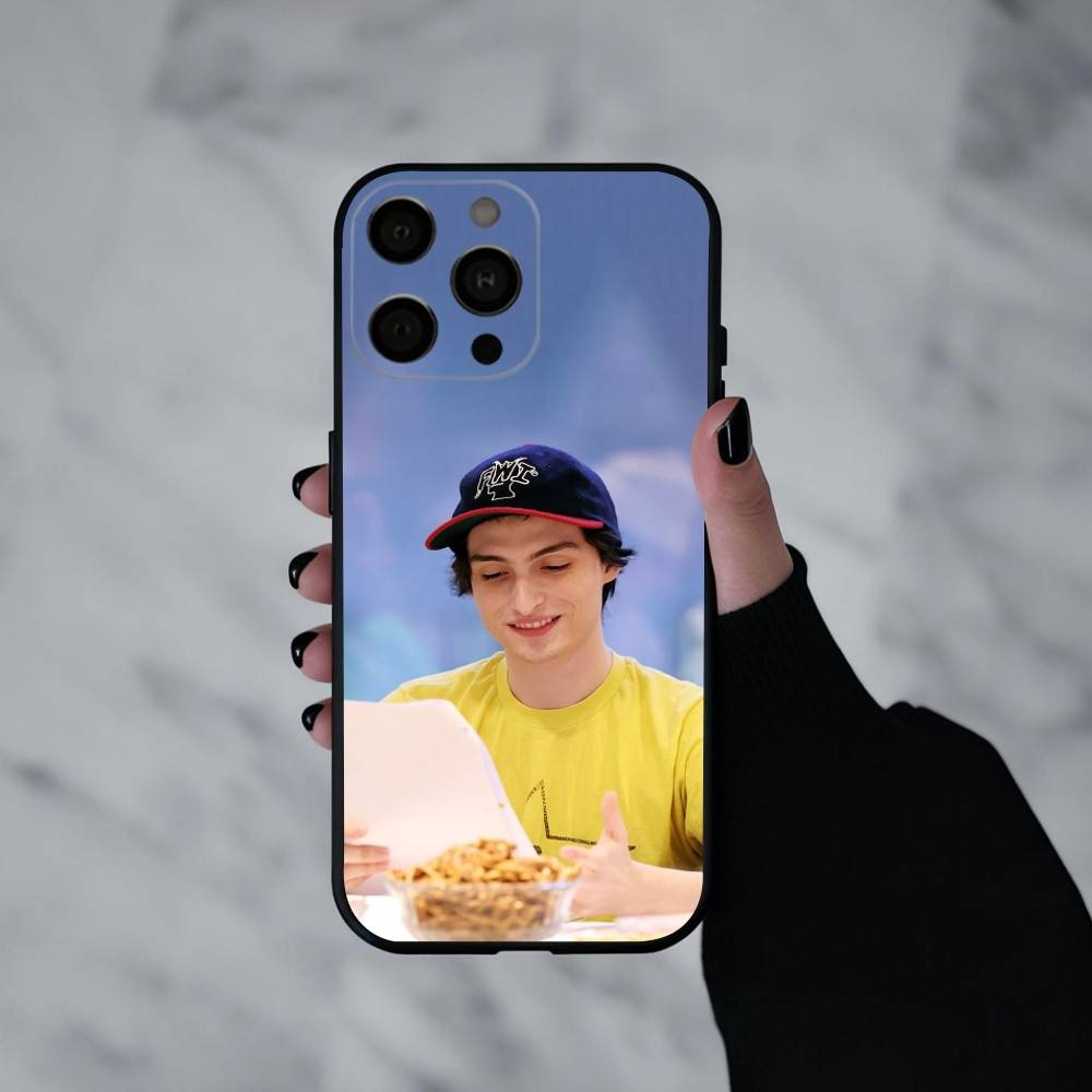 F-Finn W-Wolfhard Actor  Phone Case For iPhone 17pro,16,15,14,13,12,11 Plus,Pro Max,XS,Soft Silicone Black Cover
