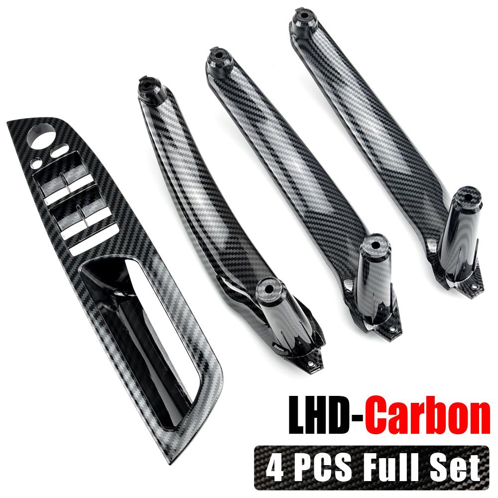 LHD 4PCS Set Left Front Driver's Seat Interior Door Armrests Door Pull Handle Kit Replacement For BMW E70 E71 X5 X6 2007-2013