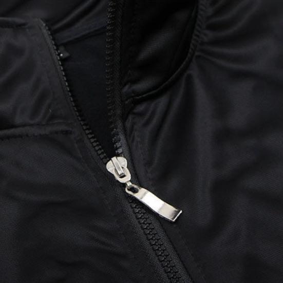 Men Women Jacket Long Sleeve Pockets Haikyuu Anime Pockets Zipper Coat for Cosplay