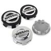 4 st 54/60MM Bilstyling Fälgcenterkåpor Navkåpor Emblem Tillbehör För Nismo GTR Qashqai Almera Teana V36 Sylphy Note