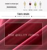 2024 Spring Red Elegant Two-Piece-Style Slimming Dress for Middle-Aged Women