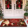 Door Carpet Christmas Festival Santa Claus Merry Christmas Outdoor Mat Decorations Home 2026 Navidad Xmas Ornament New Year 2025
