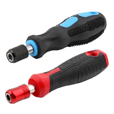 Manche de tournevis à verrouillage automatique Porte-embouts pour embout hexagonal 1/4'' 6,35 mm