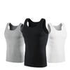 Men's 100% Cotton Sleeveless Racerback Tank Top for Summer Fitness