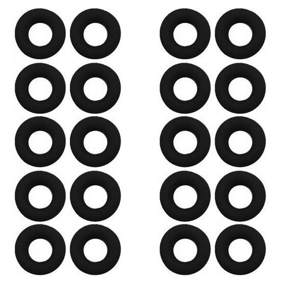 10 Pair Round Sports Anti-slip Soft Silicone Comfort Glasses Retainers Ear Hook