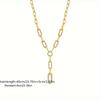 Exquisite Zircon Geometric Chain Light Luxury Sweater Necklace