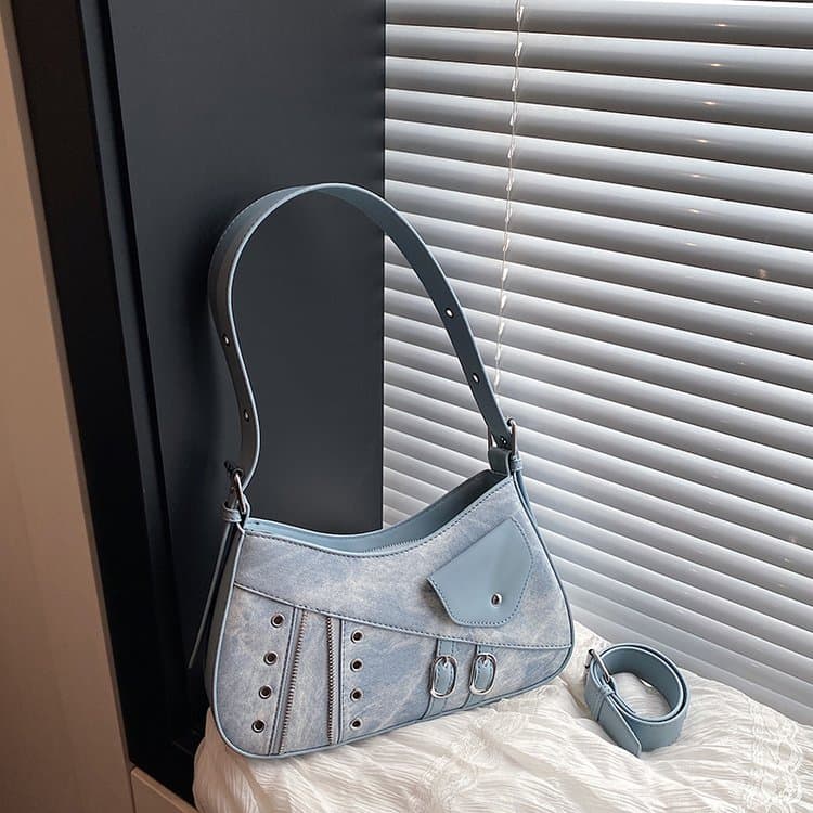 Retro locomotive style personalized shoulder messenger bag