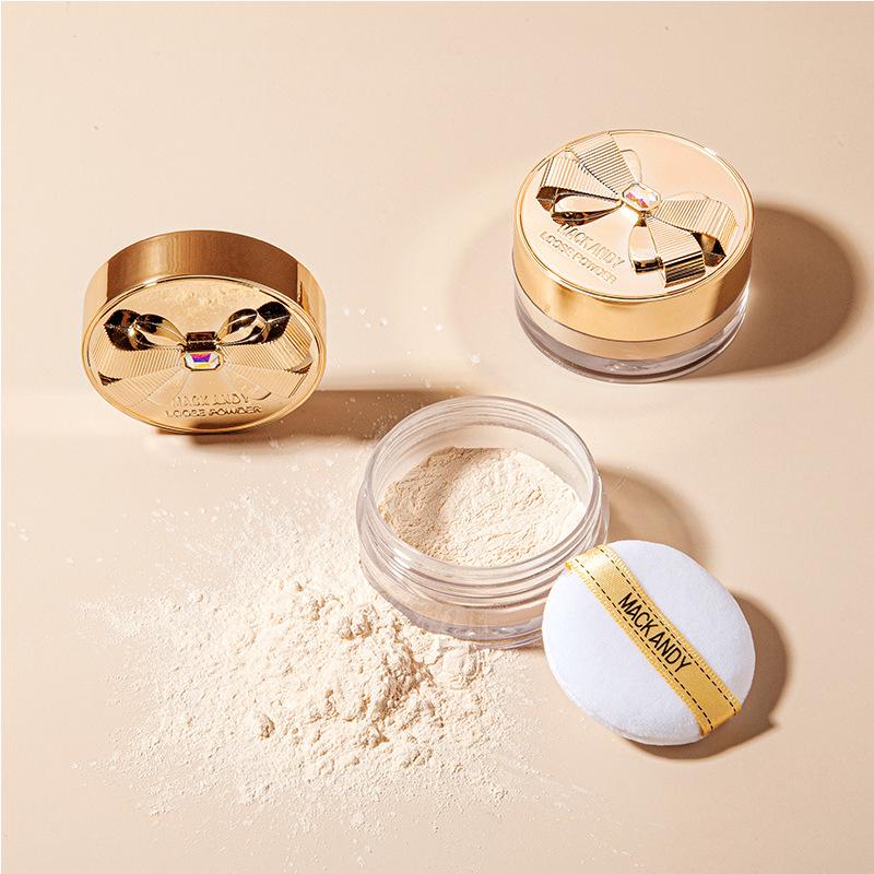 Make Andy Bow-Knot Lightweight Silky Waterproof Air Setting Powder - Invisible Pores Loose Powder.
