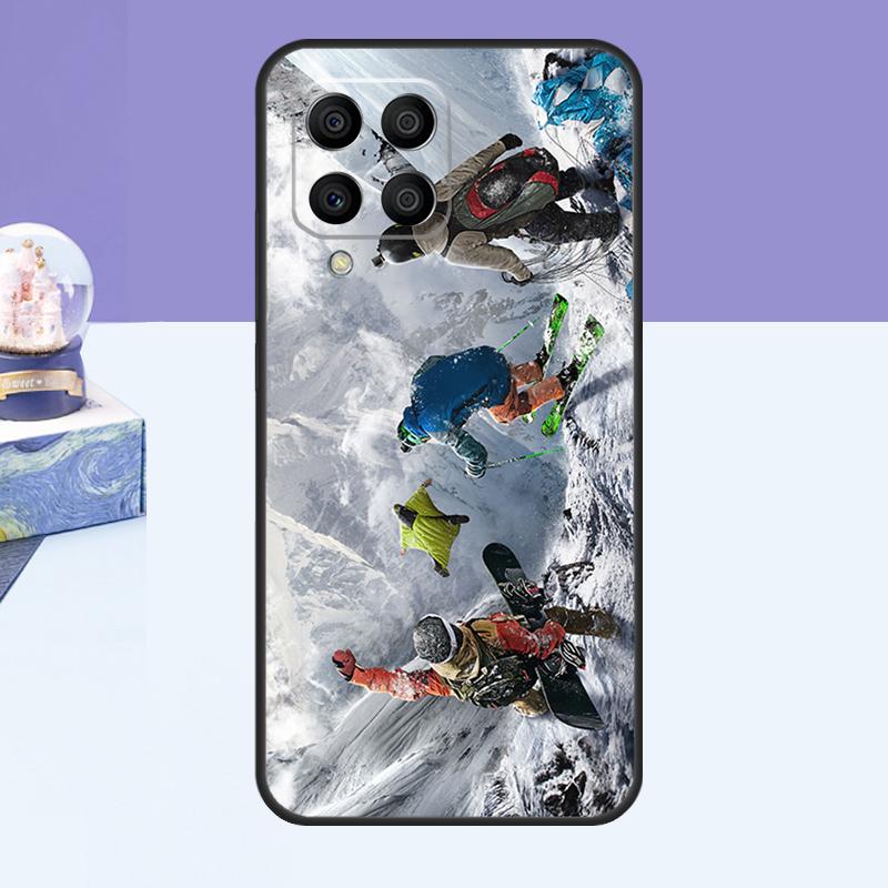 Ski Neige Snowboard Case For Samsung Galaxy M14 M54 M13 M23 M16 M11 M21 M31 M20 M34 M52 M32 M12 M36 M56 M15 M55