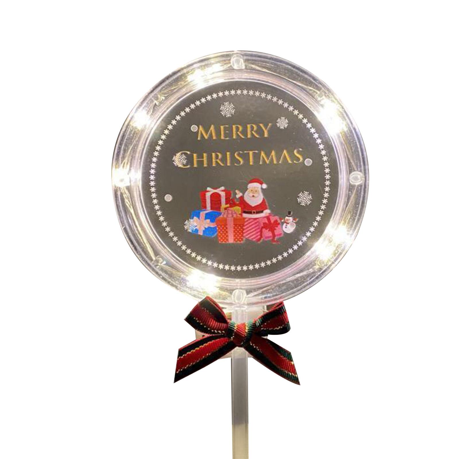 

Светодиодная светящаяся декорация для торта, подарочная коробка, букет, акриловая декоративная лампа, украшение для свадьбы, Дня учителя, дня рождения 5