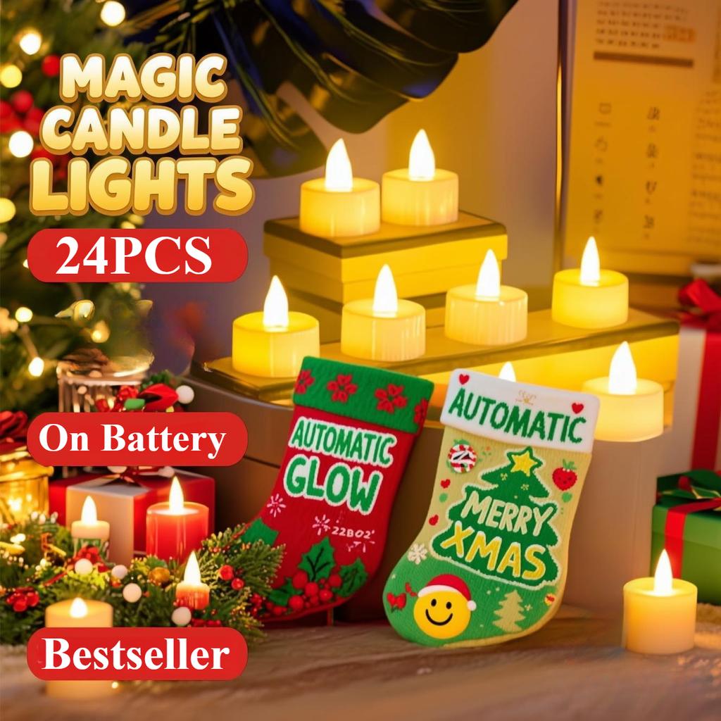 Mini Flameless Electronic Candle Light LED Battery Powered Warm Light Wedding Party Christmas Halloween New Year Home Decoration Supplies