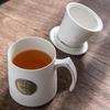 Ceramic Teacup Personal Office With Lid Filter Tea Separation Household Cup Can Be Printed