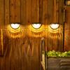 2Pack LED Solar Light Outdoor Wall Lamps Energy Garden Lamps Waterproof Solar Fence Lamp Decoration Festoon