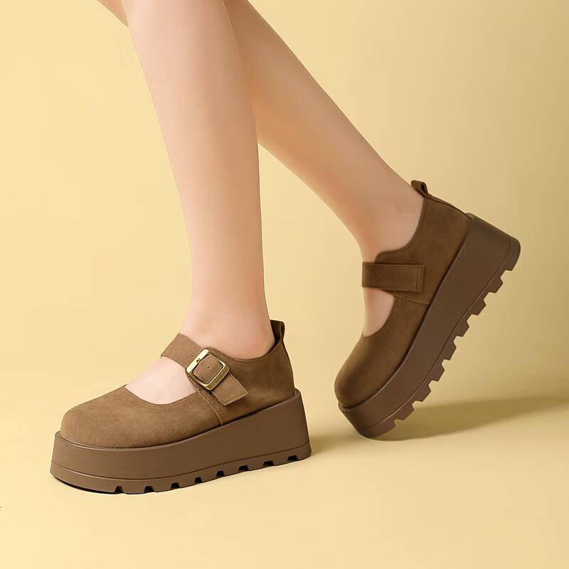 Warrior Women s Mary Jane Platform Casual Shoes 39