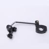 Motorcycle Windscreen Bracket Pair with Split Handlebar Clamps, Articulating Angle Adjustment, and Three Padded Contact Points Per Bracket for