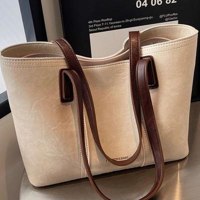 Tasche mit großem Fassungsvermögen Damen Herbst und Winter neu leichter Luxus High-End Textur Pendler Schultertasche