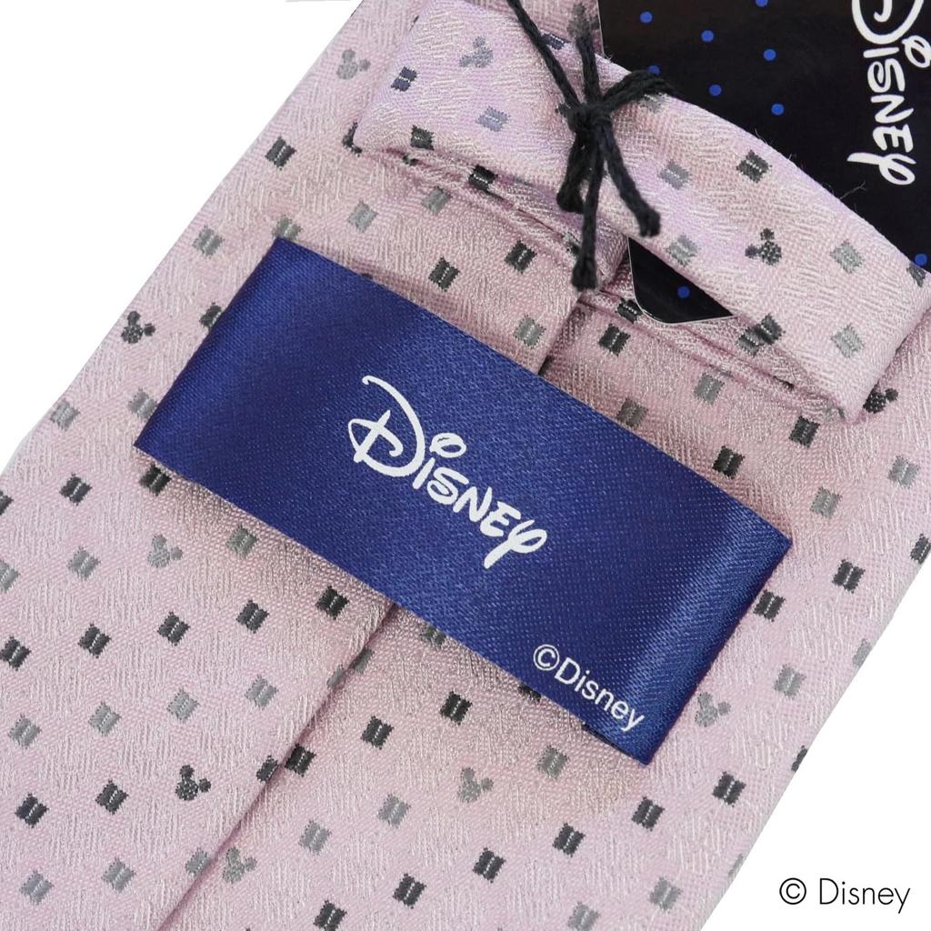 Disney Mitsumaru Silhouette Micro Pattern Tie D50034 One Size Fits Perfect for Business or Casual Perfect as a Gift Pink, Most, Wear,