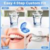 Custom Tray Whitening Kit with 4 Bruxism Mouthguards, Plastic Guards, and Storage Box