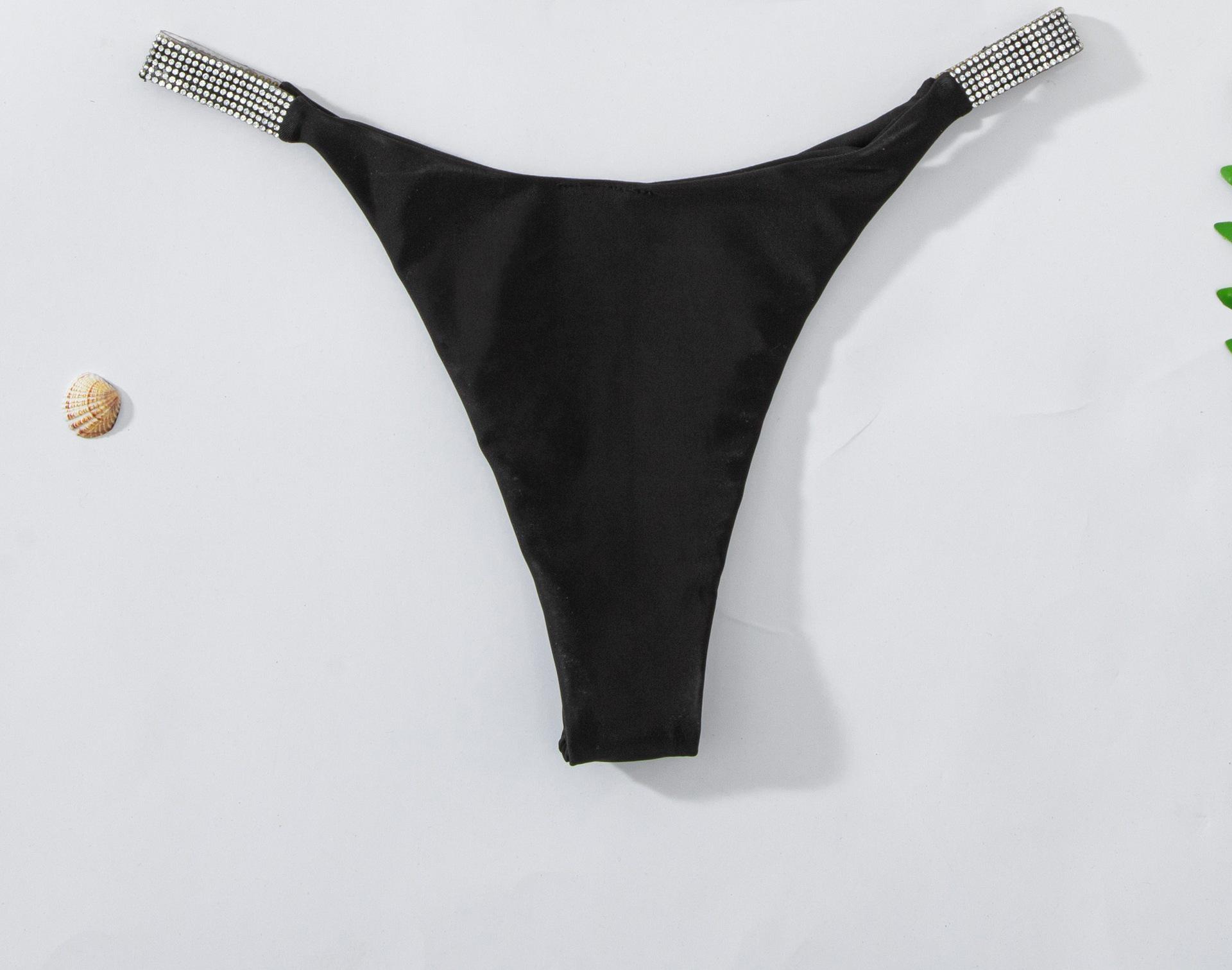 

Зарубежная торговля Стразы Бикини и Плавки TK247 Small чёрный