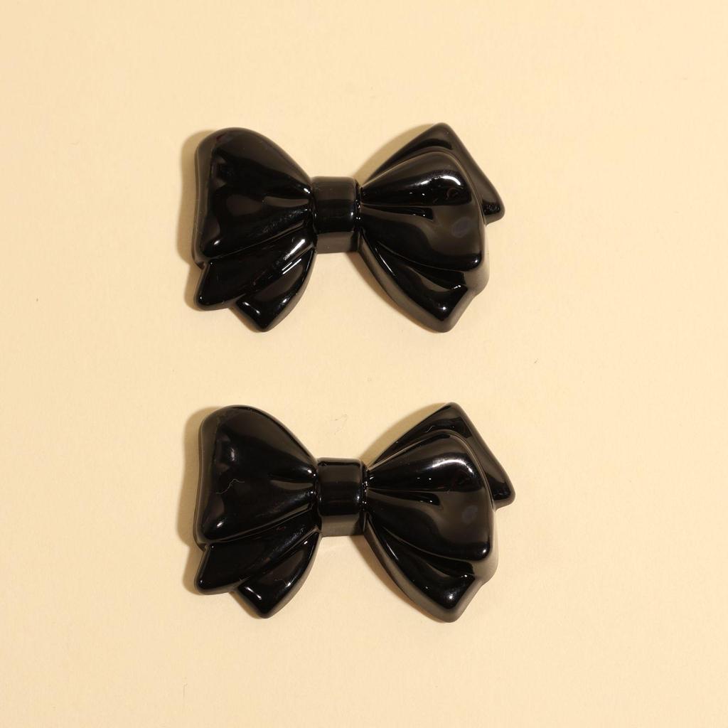 Macaron Colored Bow Acrylic Stickers & DIY Accessories Set