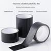 2 Black Cloth-based Adhesive Tape Is Used For Cushion Repair Leather Seat Sofa Leak Repair Leather Wear-resistant Repair Tape
