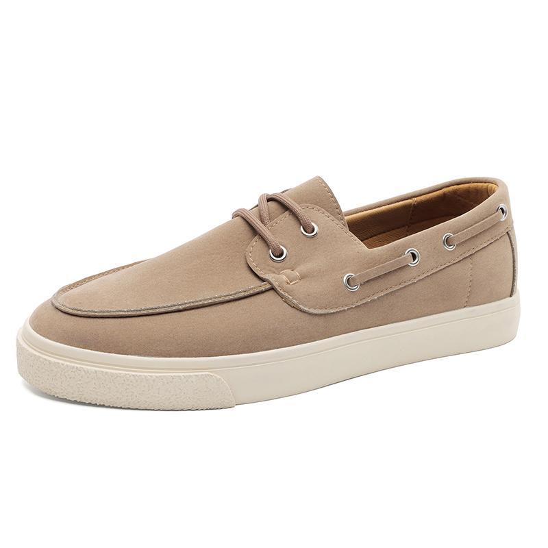 Fashion Suede Leather Men Loafers Elegantes Mens Casual Shoes Leisure Walk Male Slip on Footwear All-match Boat Shoes Outdoor Sneakers