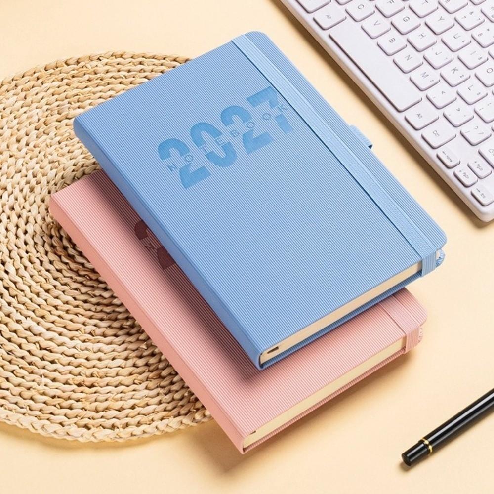 Wear-resistant A5 Agenda Planning Notebook 12 Months Office Work Planner School Office Supplies