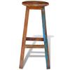 Vidaxl Bar Stool, Solid Reclaimed Wood