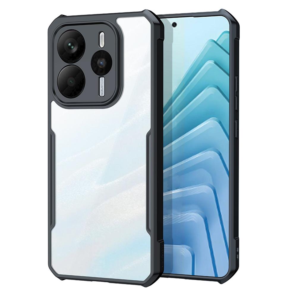 

XUNDD Для Xiaomi Redmi Note 14 4G (163,25x76,55x8,16 мм) Чехол-книжка TPU+акриловый прозрачный чехол для телефона A