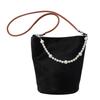 Popular fashion small bag women's new trendy fashion texture pearl handbag crossbody bucket bag