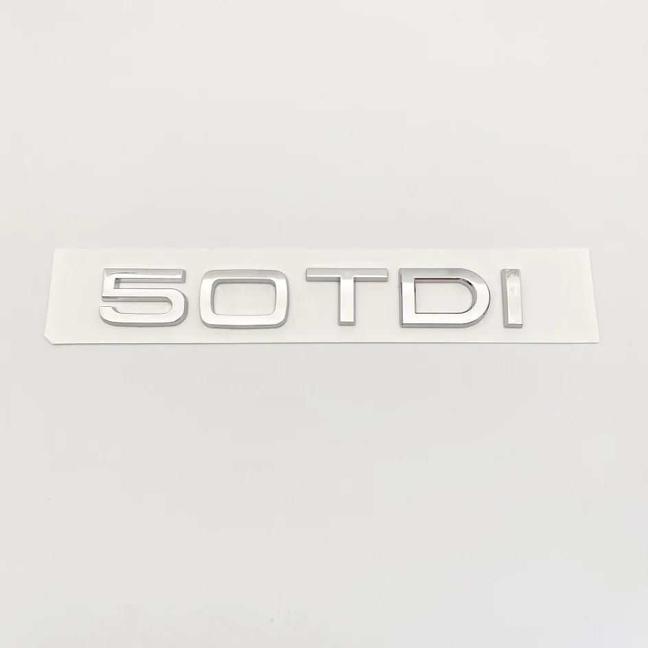 ABS 3D Letters 2.0TDI 2.5TDI 3.0TDI 35TDI 40TDI 45TDI 50TDI Emblem for Audi A1 A3 A4 A5 A6 A7 A8 Q2 Q3 Q5 Q7 Car Trunk Sticker