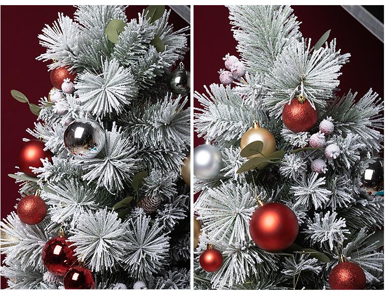 Festive 6CM Gold & 8CM Silver Christmas Balls - Shiny & Matte Hanging Tree Ornaments