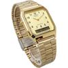 Casio Ana-Digi Vintage Series AQ-230GA-9BMQ Quartz Dual Time Watch Gold Unisex