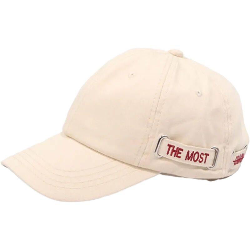 Hiphop Baseball Cap With Embroidered Letters For Casual Men And Women