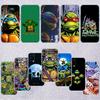 Capa de Telefone Transparente QE27 TMNT para Motorola Moto G40 G04 G05 One Ace Action Fusion + Plus Hyper Macro Vision Zoom