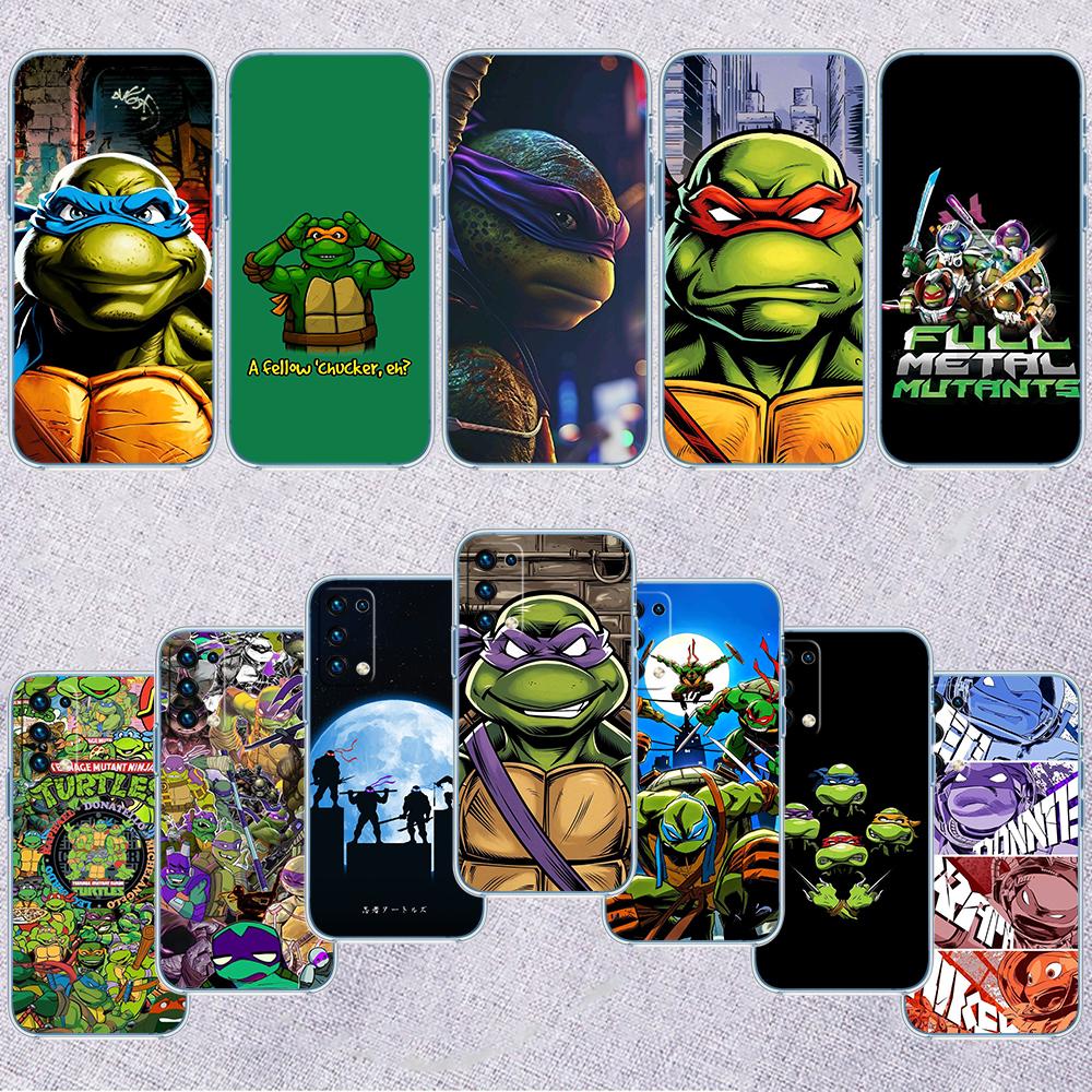 QE27 TMNT Transparent Phone Case for Motorola Moto G7 G8 G9 G84 G85 G73 G24 G15 Z2 Play Power Plus