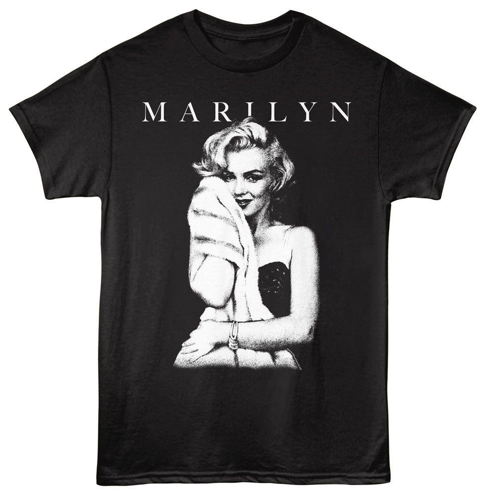 Marilyn Monroe Soft Hug Black Icon Shirt XXXXL