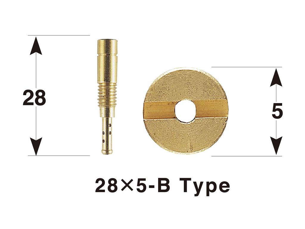 POSH FAITH Motorcycle Pilot Jet Set of 3 Oversized Pilot Jets for and Super (28x5-B) DIO/SR (1990) DIO/SR (1991) 754703-10