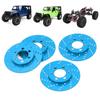 4pcs RC Brake Disc Aluminum Alloy Brake Caliper for 2.2 Inch Wheel 1/10 RC Crawler CarBlue
