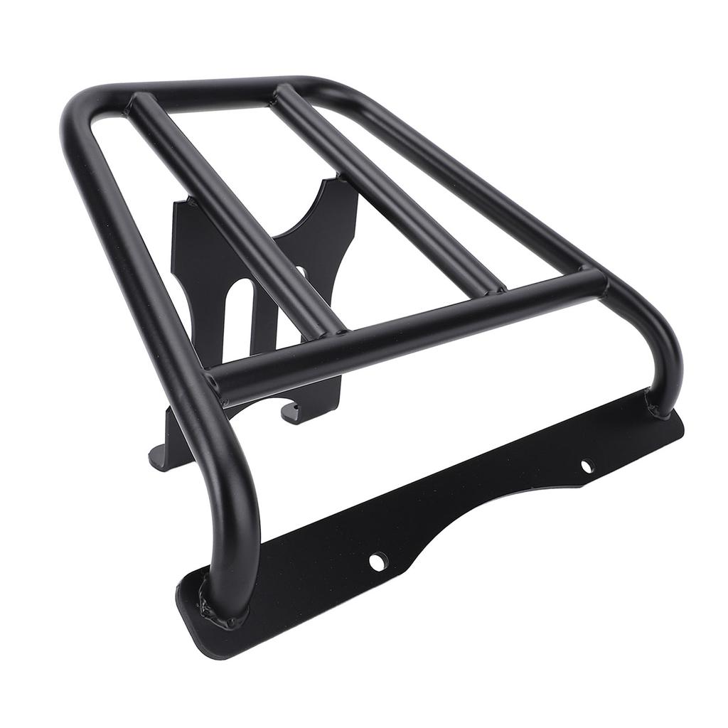 Motorcycle Rear Luggage Rack Carbon Steel Strong Load Bearing Ample Space Rear Cargo Carrier Rack Replacement for