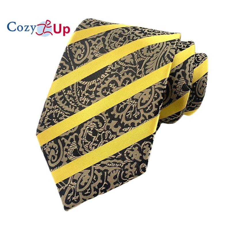 3.15"(8cm) Fashion Striped PaisleyTies Men Plaid Flower Necktie for Wedding